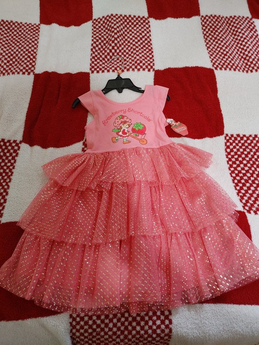 Strawberry Shortcake Toddler Dress - New