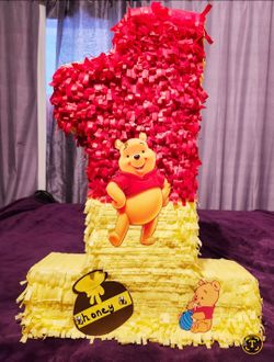 Winnie The Pooh Number Pinata