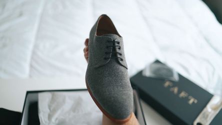 Taft Kennedy Gray Dress Shoes - Size 9