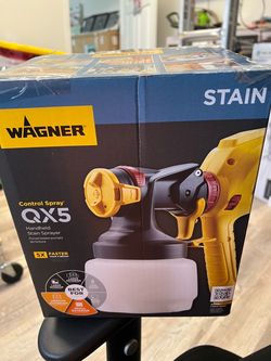 Wagner Control Spray QX5 Electric Handheld HVLP Paint Sprayer (Compatible with Stains)