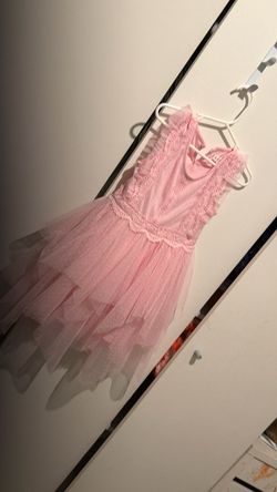 Pink girls dress 4/5 year old size