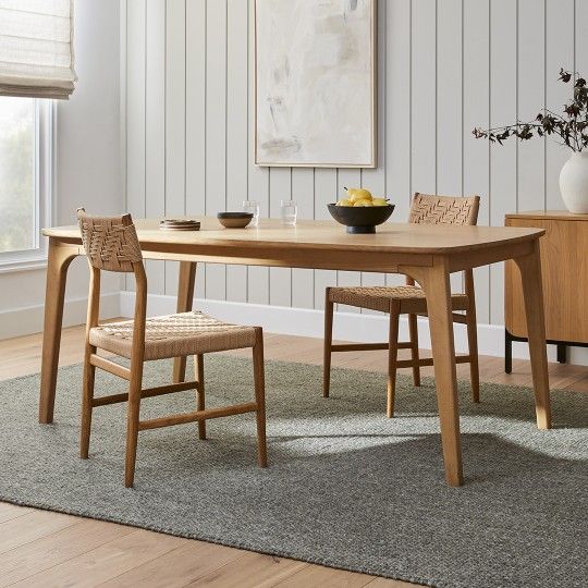 π₯ Plumas White Oak Dining Table - $385 (Retail $1300) - Roman Senator's Villa! π₯