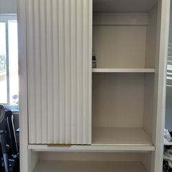 Ivory White Over Toilet Cabinet