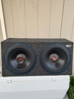 Ground zero 15 inch subwoofers in custom zero sub box