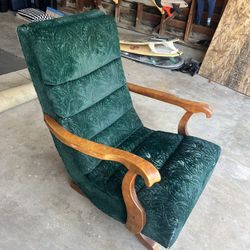 Groovy Green Rocking Chair