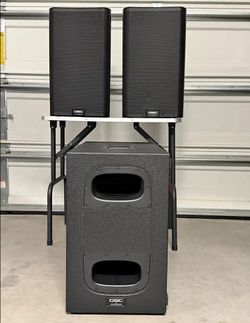 QSC K12.2 pr and QSC KS212 Speakers