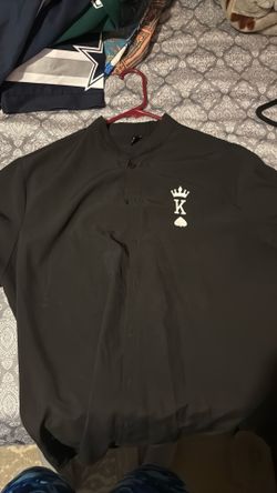 Black King of Spades Button up [Large]
