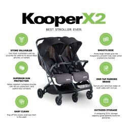 Joovy Double Travel Stroller