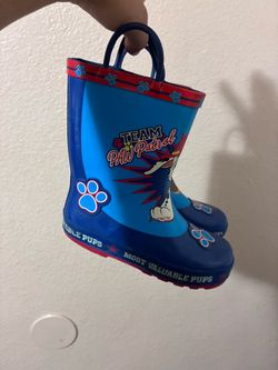 Paw patrol boots size 12.5