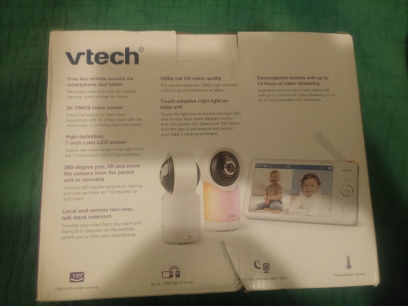 2 Camera Smart High- Definition Video Monitor 