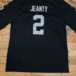 Black Ashton Jeanty Las Vegas Raiders #2 jersey 