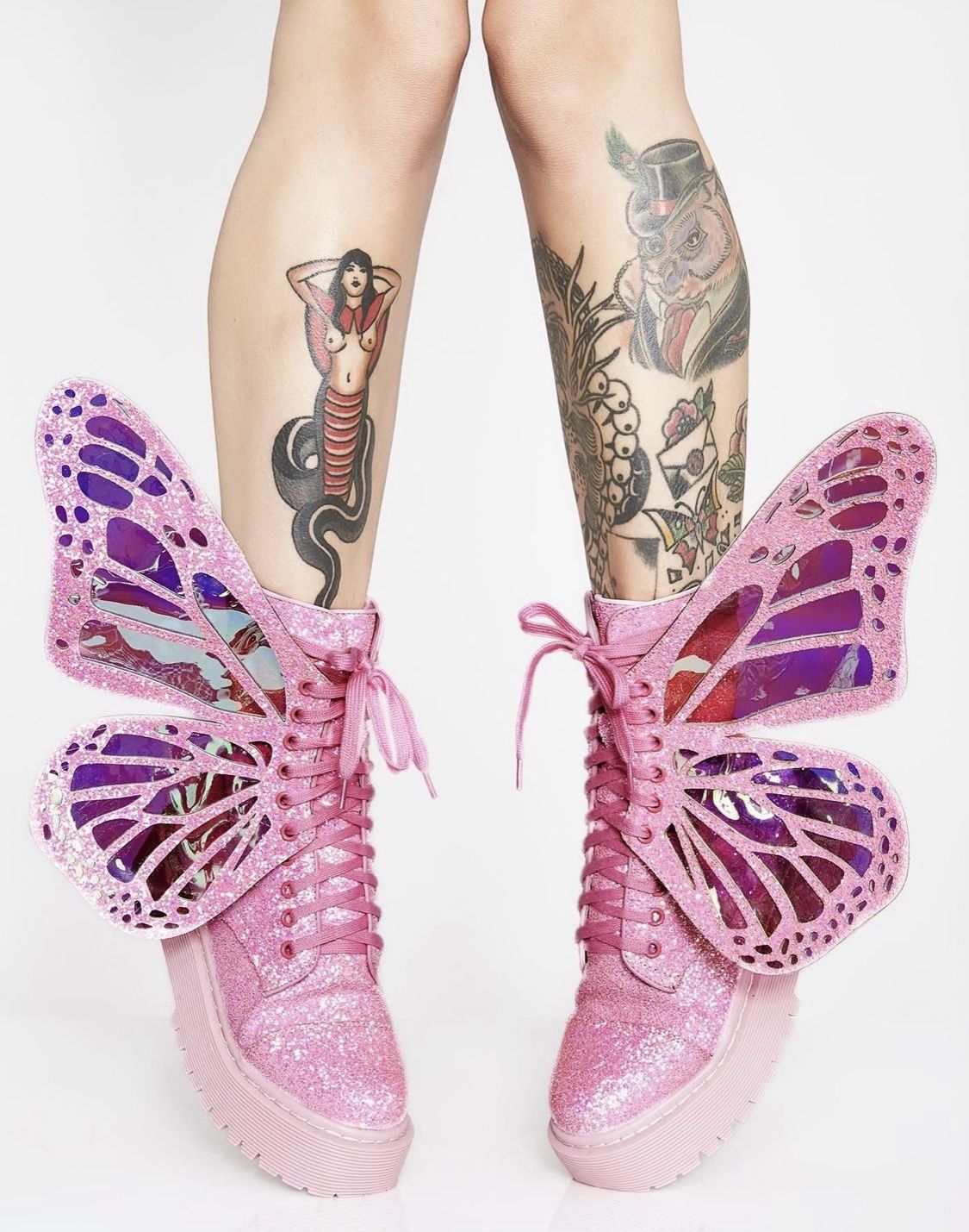 Pink Rave Boots 