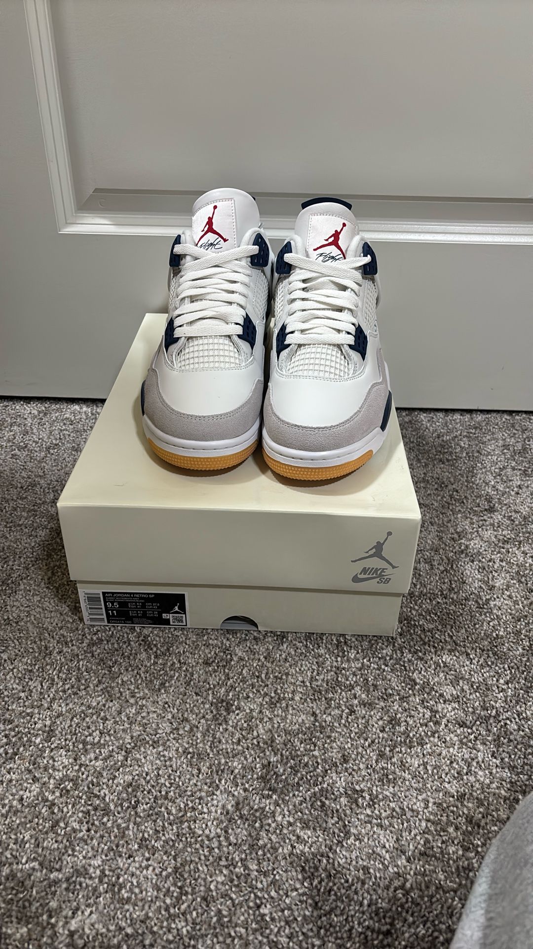 Nike SB x Air Jordan 4 Navy Blue