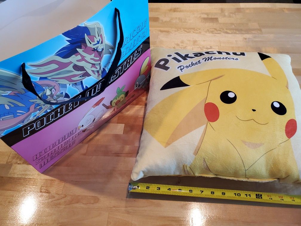 Pokemon Pocket Monsters Bag Plush Pillow Sword And Shield Japan Exclusive
