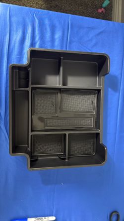 Full Size Center Console Organizer Tray Compatible with 2021-2026 Chevy Tahoe/Suburban and 2021-2024 GMC Yukon,