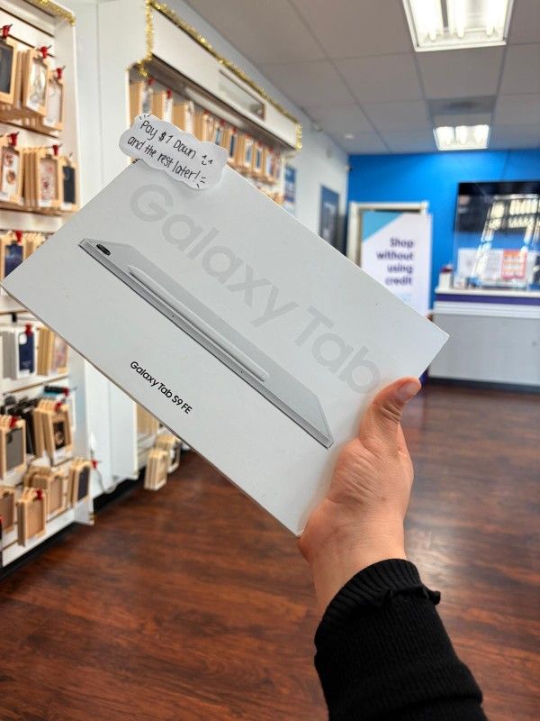 Samsung Galaxy Tab S9 FE Tablet - Pay $1 To Take It Home Today and pay the rest later.