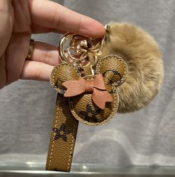 Mickey Keychain With Pompom