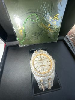Iced-Out AP watch