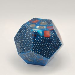 Dodecahedron Orgonite with Tuxedo Stone & Red Jasper – EMF Protection & Energy Cleanser – One of a Kind Functional Art


Meet Celestara, a powerful do
