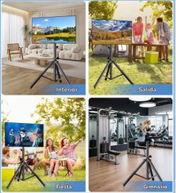 Portable TV Tripod Stand – 26” to 75” TVs