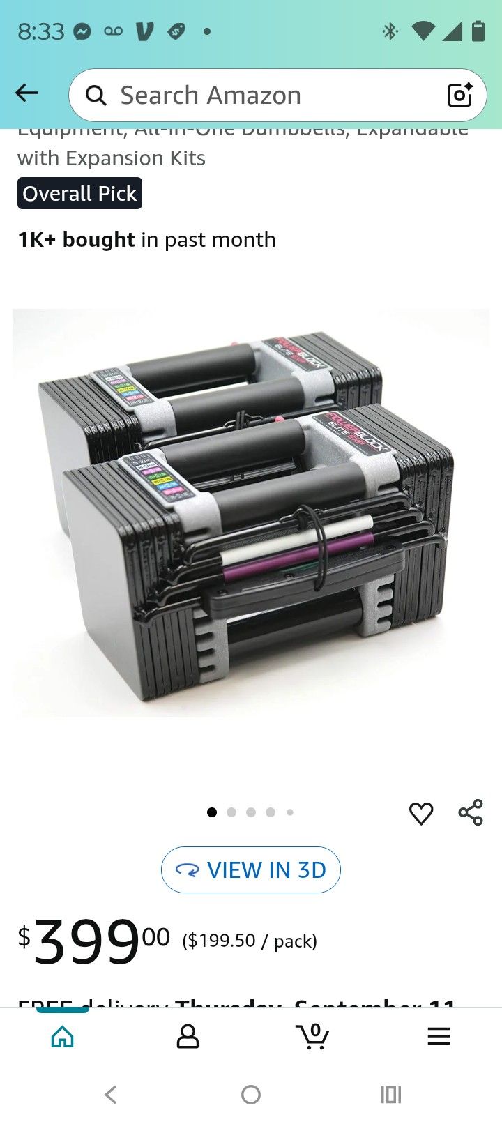 Powerblock 5-70 Updatable To 90 Still New Sealed In Box