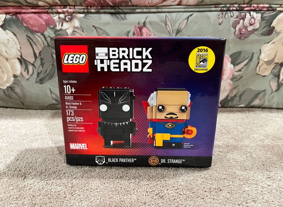 Lego SDCC Brickheadz 41493 Black Panther & Dr. Strange