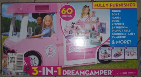 Brand New In Box Never Opened Barbie playset Dream Camper Van.... Retails For $140 Selling For $95