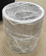 Large Round Cement Planter – Natural Gray Stone-Look – Indoor Outdoor Pot