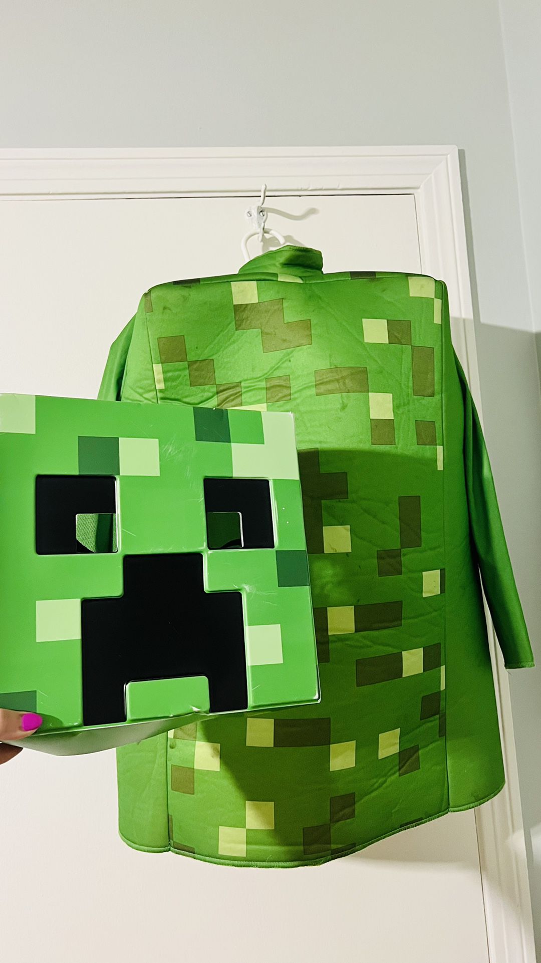 Kids Sz Med 8-10 Minecraft Halloween Costume With Pants