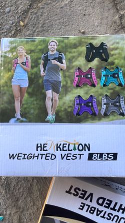 Weighted vest for exercising