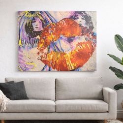  Modern Abstract Pop Art - Colorful Lips And Faces