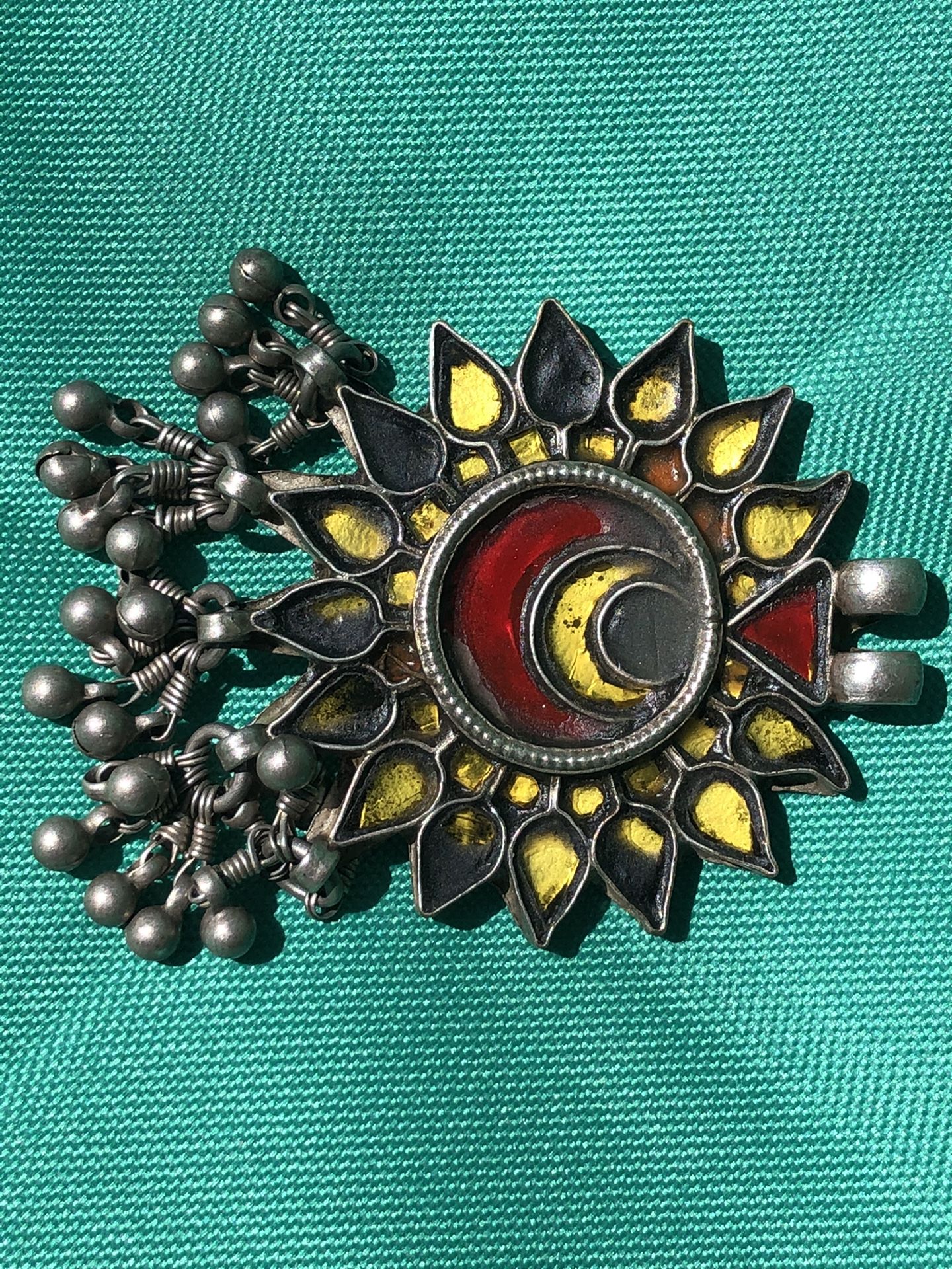 Vintage Tribal Silver Pendant