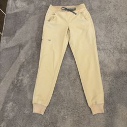 XXS FIGS Tan Scrub Pants