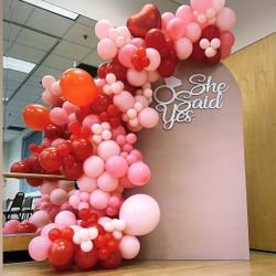 Valentines Day balloons