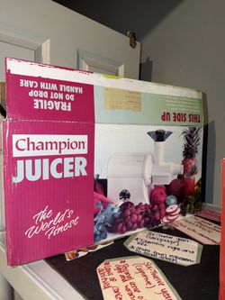 Champion Fruit/Vegetable Juicer