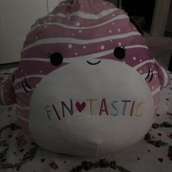 Pink Whale Shark Squishmallow 