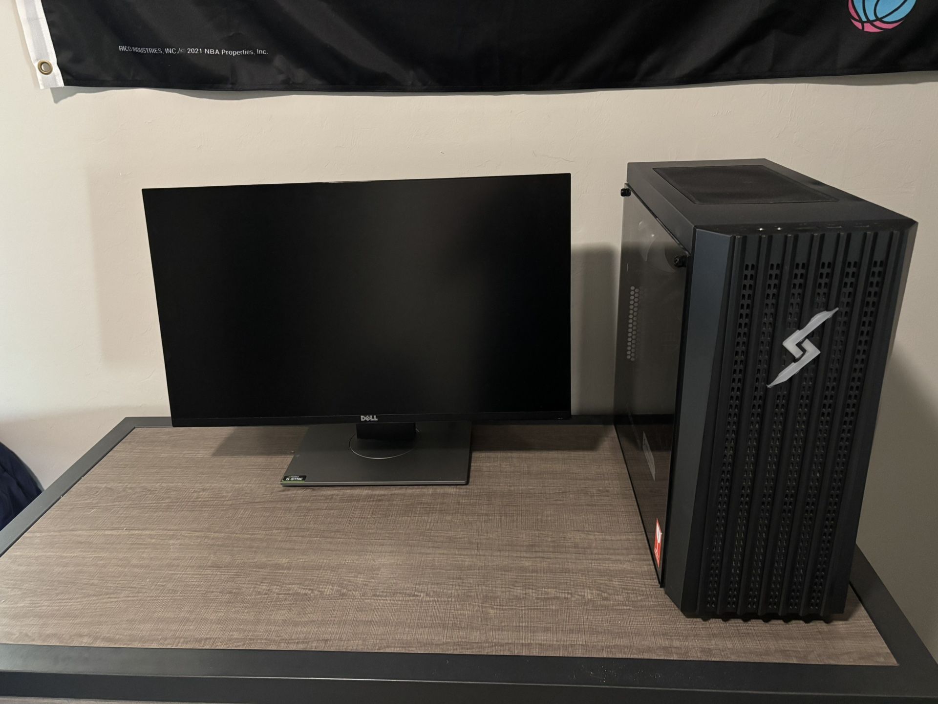 Digital Storm Gaming PC and Dell Gaming Monitor