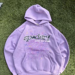 Sp5der Purple Hoodie