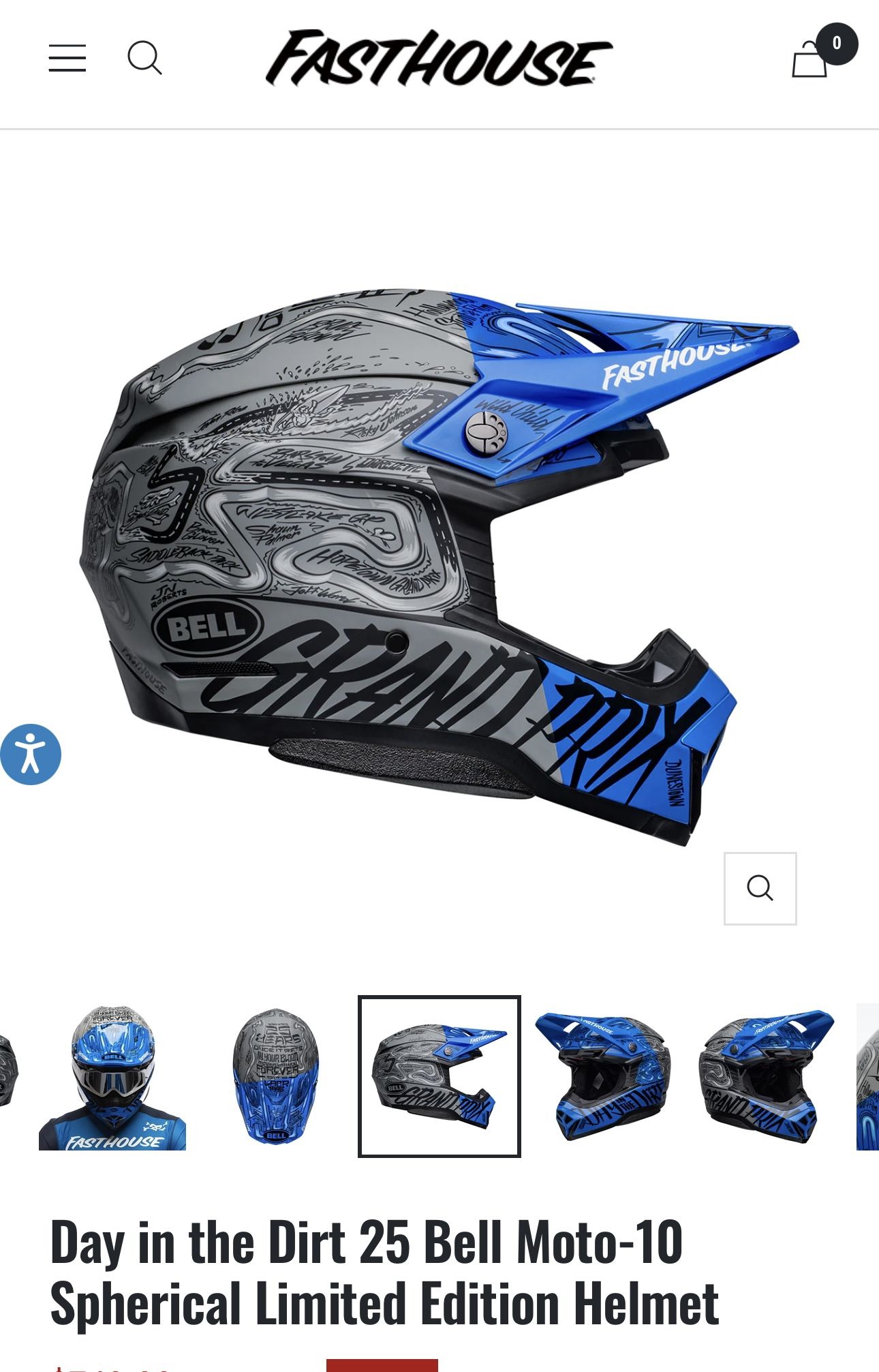 Fast House Moto Helmet Xl