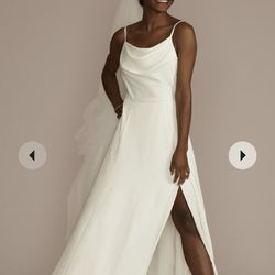 White Wedding Dress From David's Bridal