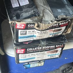 Roofing Nails And Black Roll Of Torch 