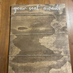 Wedding/Event Seating Sign