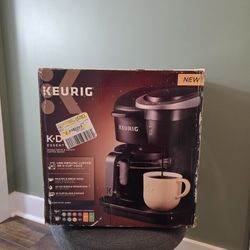 Keurig K-Duo Single Serve K-Cup Pod & Carafe Coffee Maker, Black