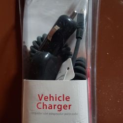 Universal vehicle cell phone charger by Verizon.