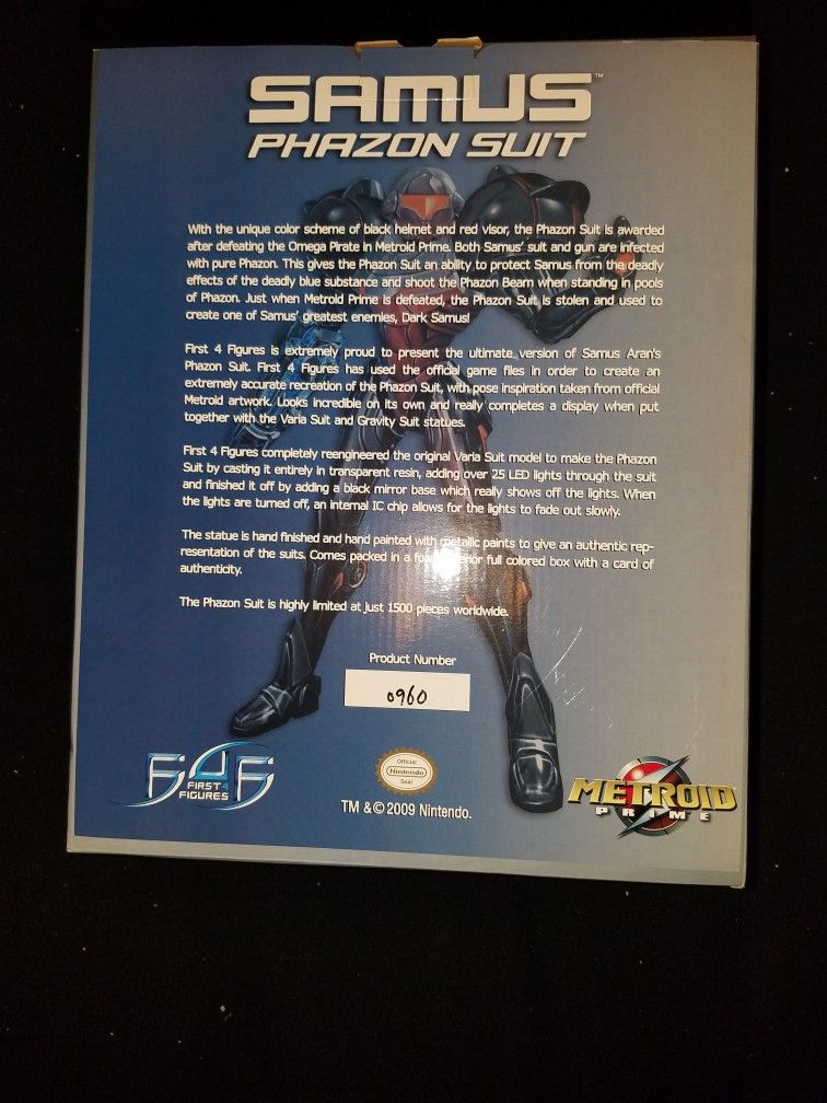 Metroid Samus Phazon Statue First 4 Figures F4F