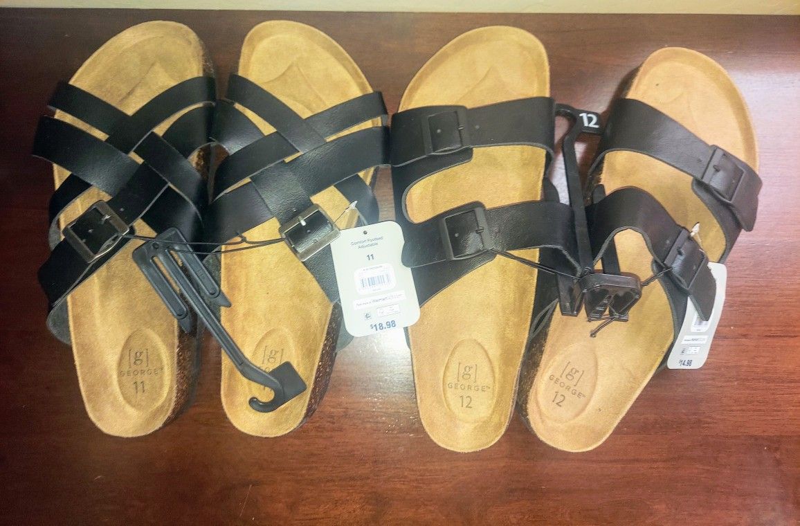 Men Sandals size 12 - $5 for both- x streets Ray/Higley