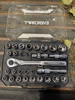 Evercraft 1/2 Drive Short Socket Set