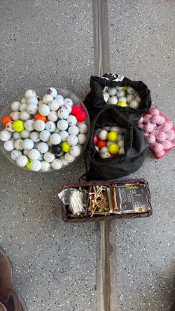 New/Used Golf Balls & Tees