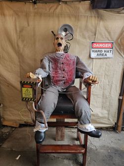 Electric death chair halloween