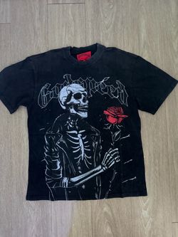 Godspeed Skeleton Rose Graphic T-Shirt